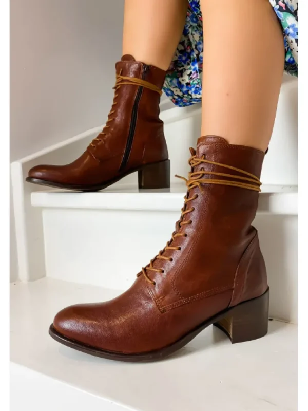 Femme Aliwell Bottines^-Bottines Edris Pully Cuio