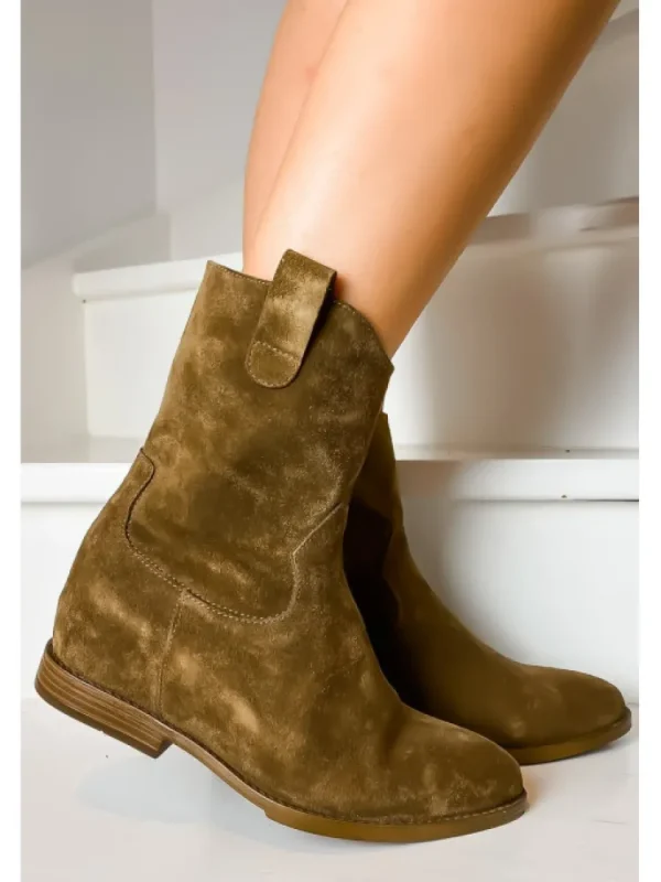 Femme Aliwell Bottines^-Bottines Isatis Velours