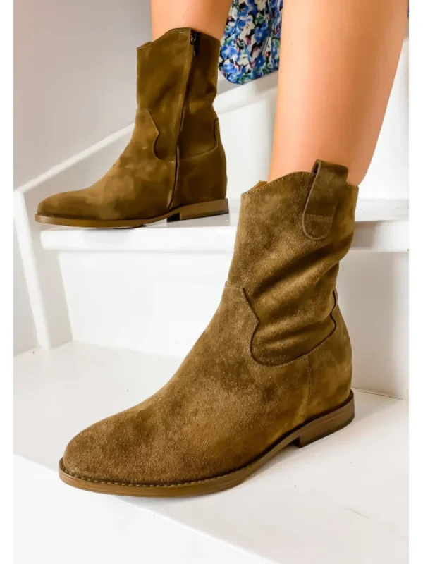 Femme Aliwell Bottines^-Bottines Isatis Velours