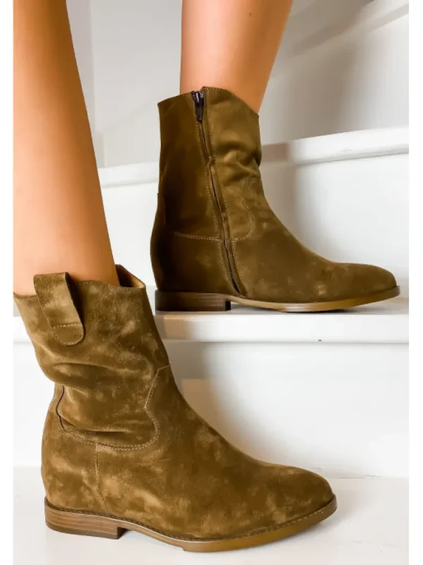 Femme Aliwell Bottines^-Bottines Isatis Velours