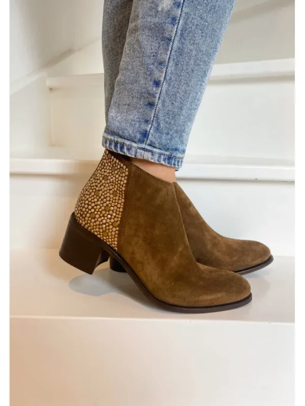Femme Aliwell Bottines^-Bottines Rezza Velours