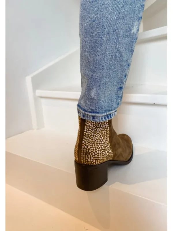 Femme Aliwell Bottines^-Bottines Rezza Velours