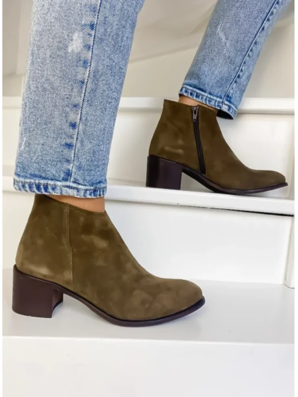 Femme Aliwell Bottines^-Bottines Tiago Velours Antilope