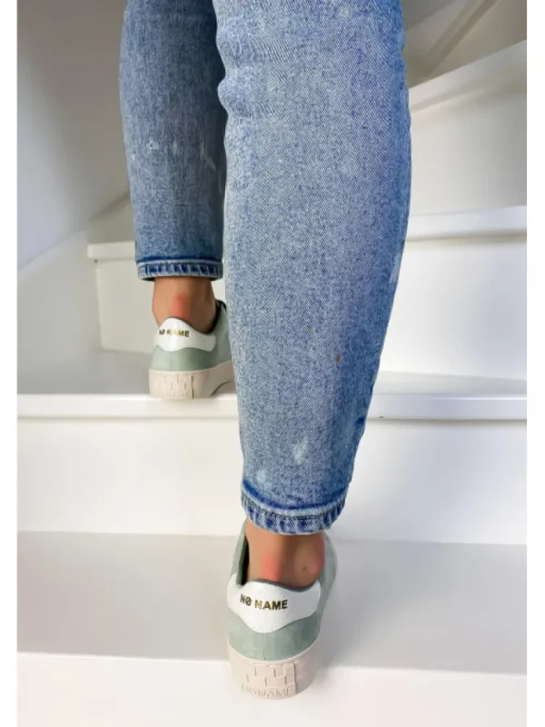 Femme No Name Baskets^Arcade Straps Side Jade-