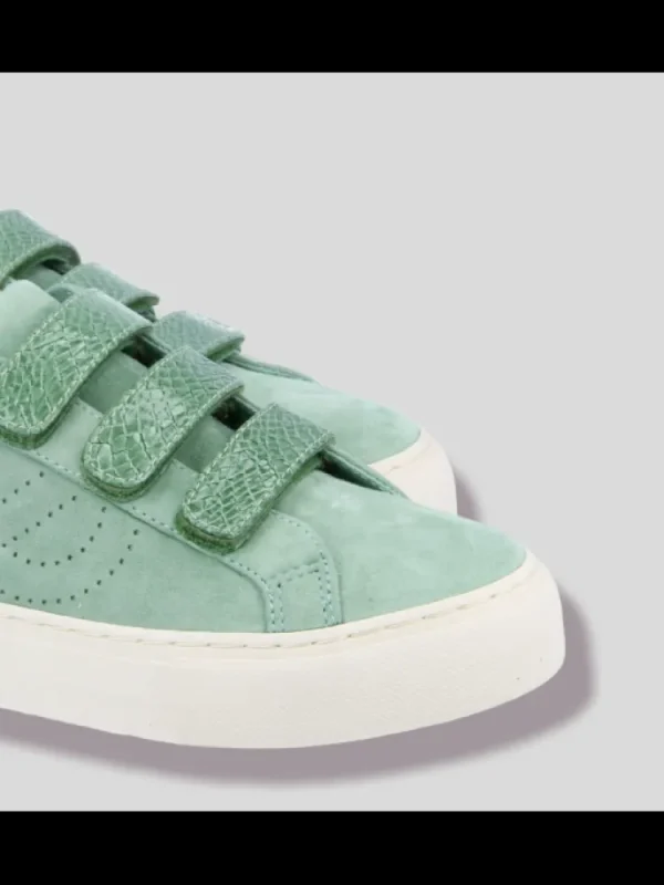 Femme No Name Baskets^Arcade Straps Side Jade-