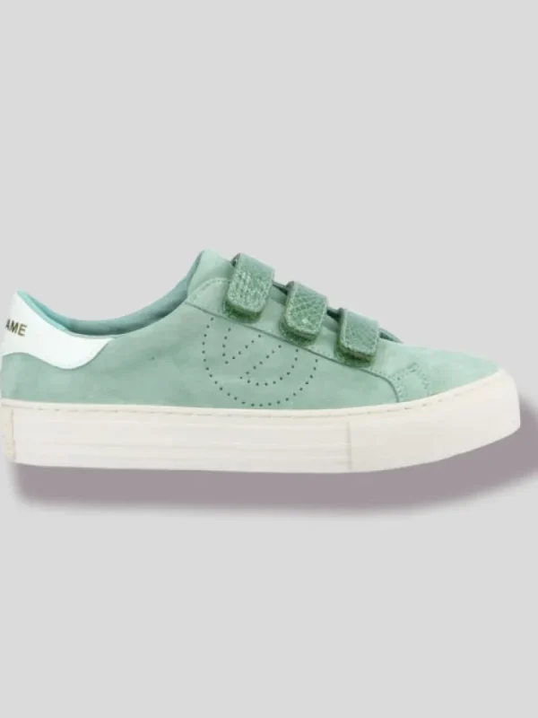 Femme No Name Baskets^Arcade Straps Side Jade-