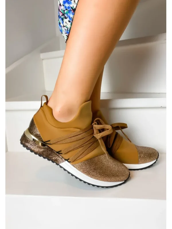 Femme Reqins Baskets^Baskets Ilan Lycra