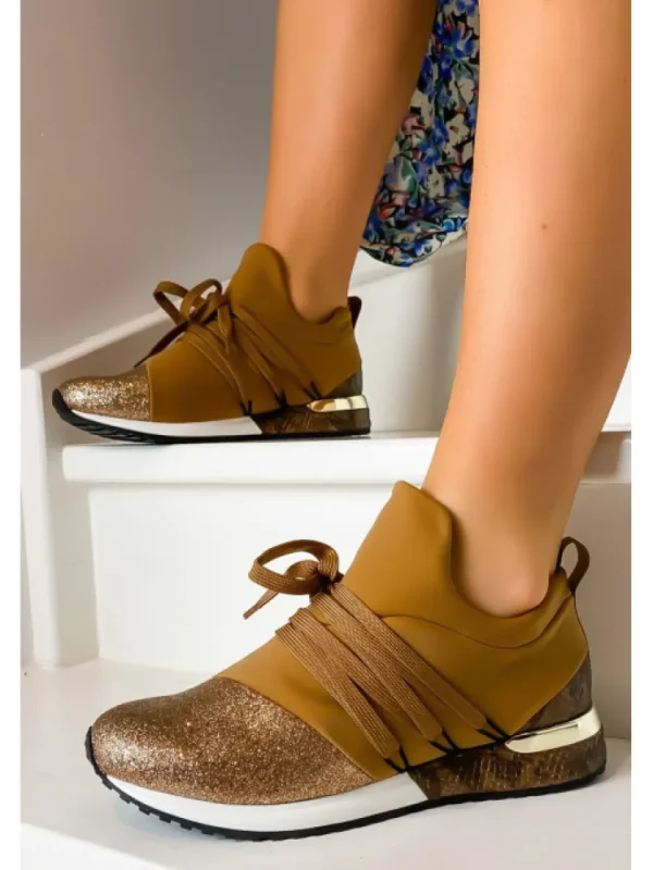 Femme Reqins Baskets^Baskets Ilan Lycra