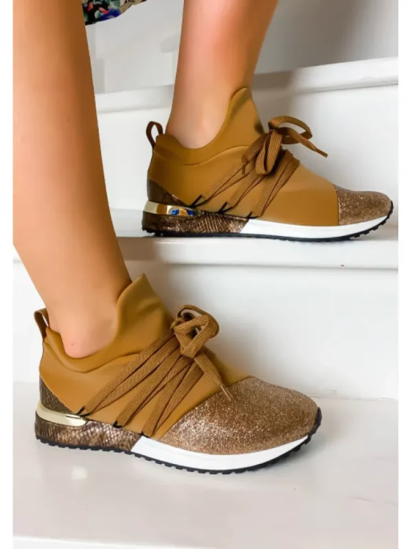 Femme Reqins Baskets^Baskets Ilan Lycra