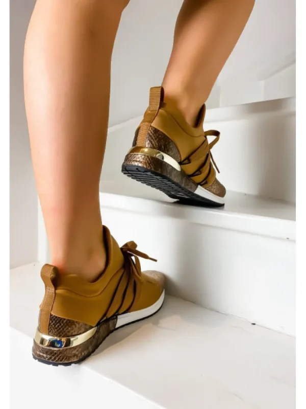 Femme Reqins Baskets^Baskets Ilan Lycra