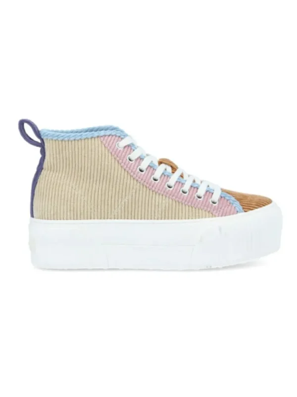 Femme No Name Baskets^Baskets Iron Mid Daddy Sable/Camel-