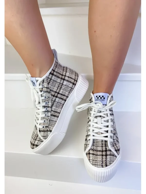 Femme No Name Baskets^Baskets Iron Mid Side Scott Dove-