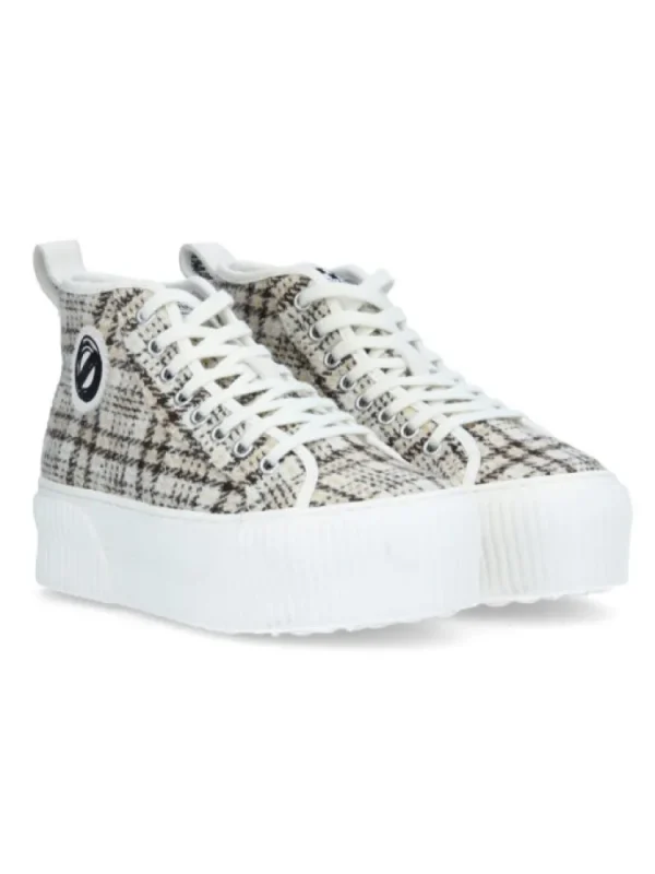 Femme No Name Baskets^Baskets Iron Mid Side Scott Dove-