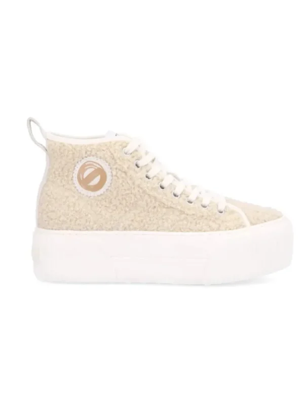 Femme No Name Baskets^Baskets Iron Mid Side Shaun Dove-