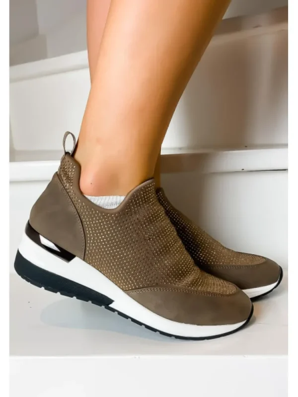 Femme Reqins Baskets^Baskets Iroshi Lycra