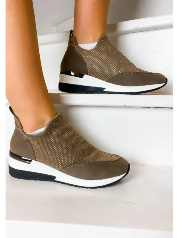 Femme Reqins Baskets^Baskets Iroshi Lycra