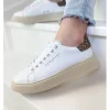 Femme Serafini Baskets^Baskets J.Connors White Animalier-