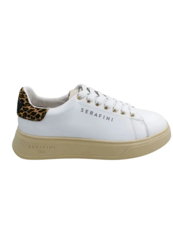 Femme Serafini Baskets^Baskets J.Connors White Animalier-