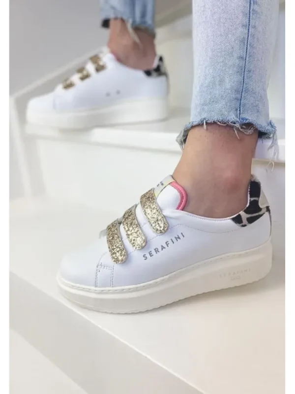 Femme Serafini Baskets^Baskets J.Connors White Gold-