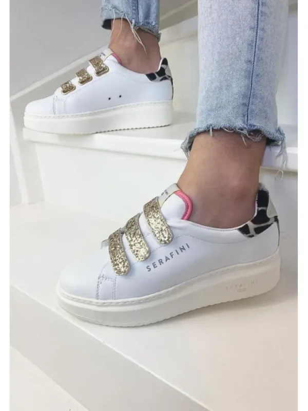Femme Serafini Baskets^Baskets J.Connors White Gold-