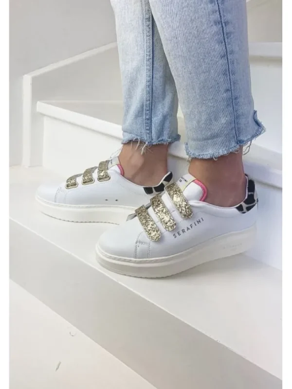 Femme Serafini Baskets^Baskets J.Connors White Gold-