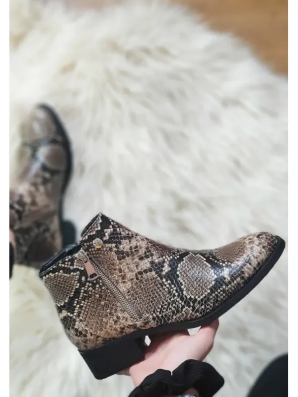 Femme Les Petites Bombes - LPB Bottines^Bottines Aline Snake-Les Petites Bombes