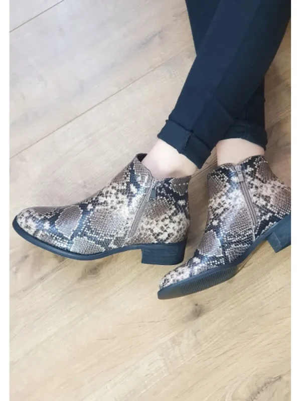 Femme Les Petites Bombes - LPB Bottines^Bottines Aline Snake-Les Petites Bombes