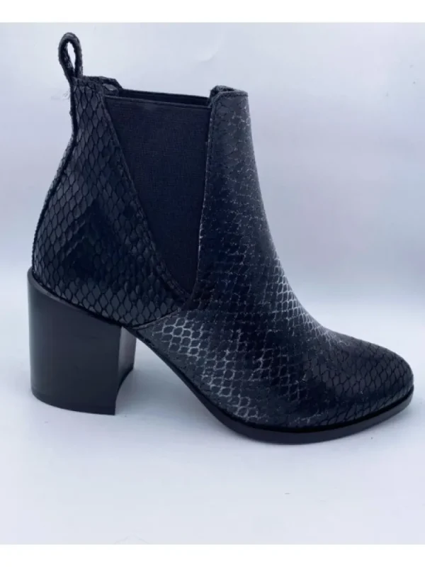 Femme Manoukian Bottines^Bottines Cuir Patrizia Black-