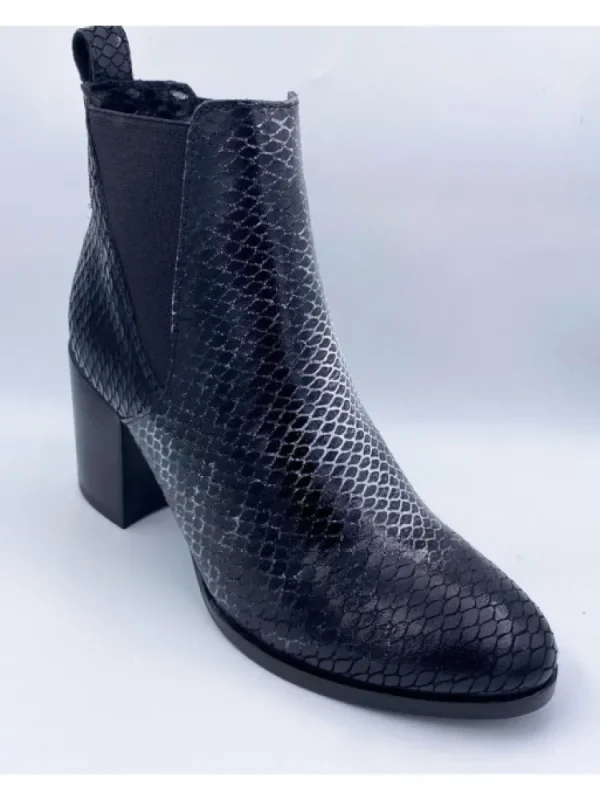 Femme Manoukian Bottines^Bottines Cuir Patrizia Black-