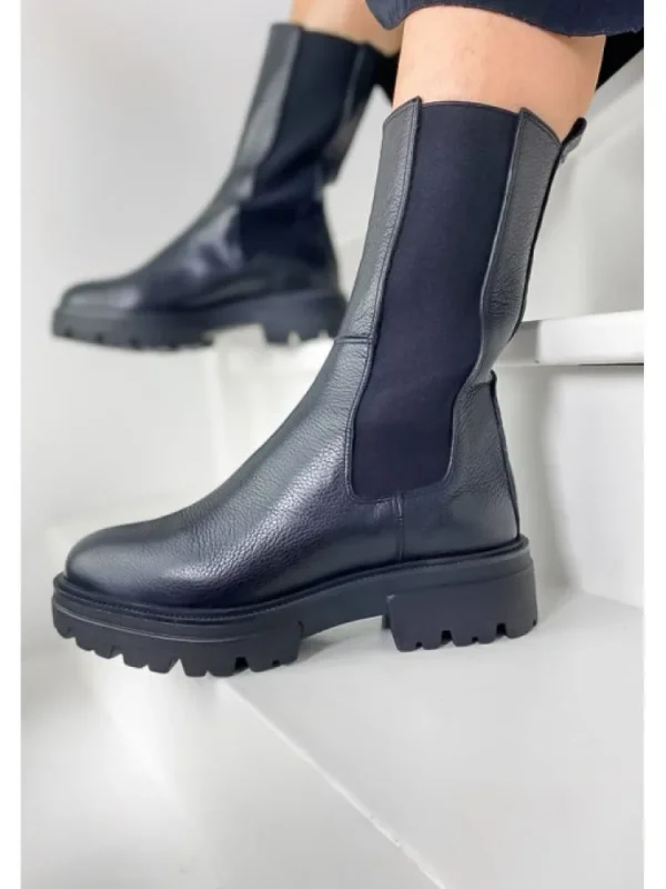 Femme Reqins Bottines^Bottines Devora Cuir Graine