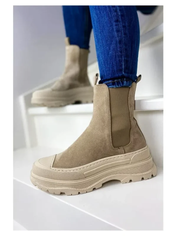 Femme Semerdjian Bottines^Bottines D144M3 Camoscio Barley-