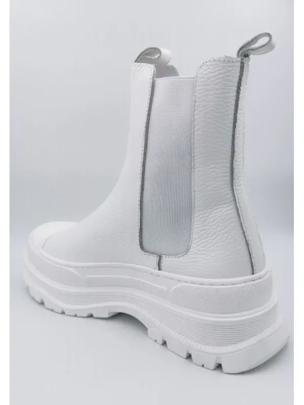 Femme Semerdjian Bottines^Bottines D144M3 Tronchetto Bianco-
