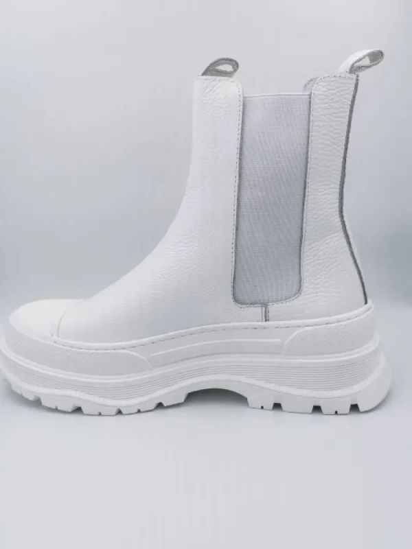 Femme Semerdjian Bottines^Bottines D144M3 Tronchetto Bianco-