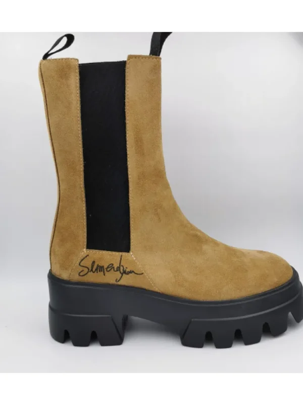 Femme Semerdjian Bottines^Bottines E441E5 Camoscio-