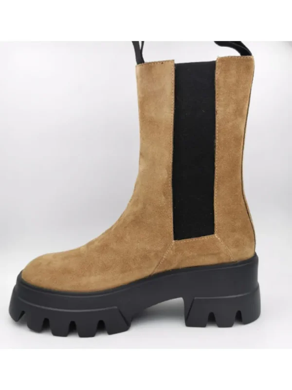 Femme Semerdjian Bottines^Bottines E441E5 Camoscio-