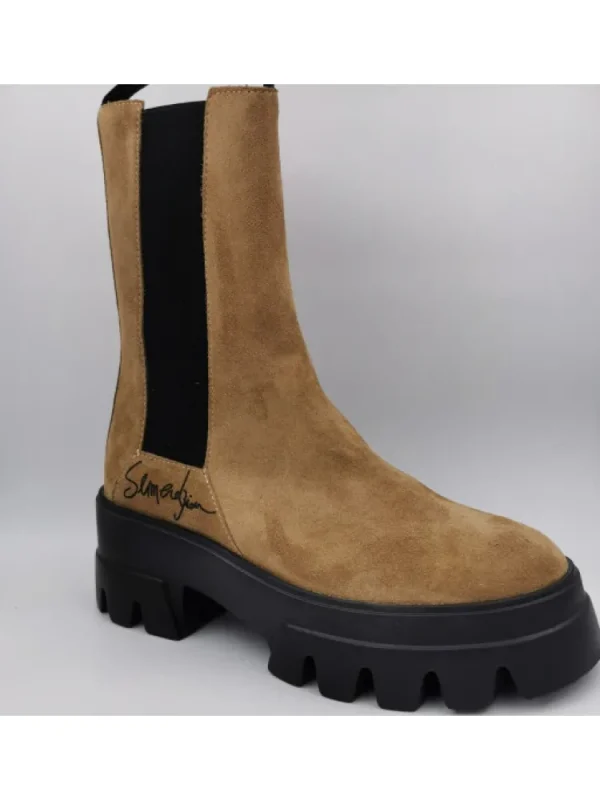 Femme Semerdjian Bottines^Bottines E441E5 Camoscio-