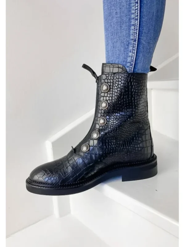 Femme Semerdjian Bottines^Bottines E320E5 Cocco Nero-