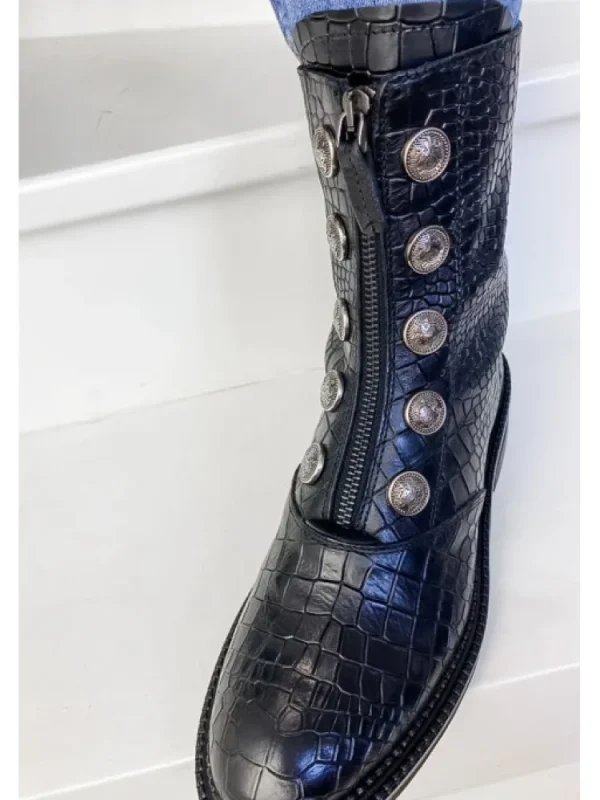 Femme Semerdjian Bottines^Bottines E320E5 Cocco Nero-
