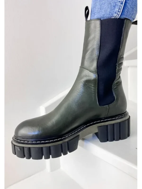 Femme Semerdjian Bottines^Bottines E502E3 Dark Green-