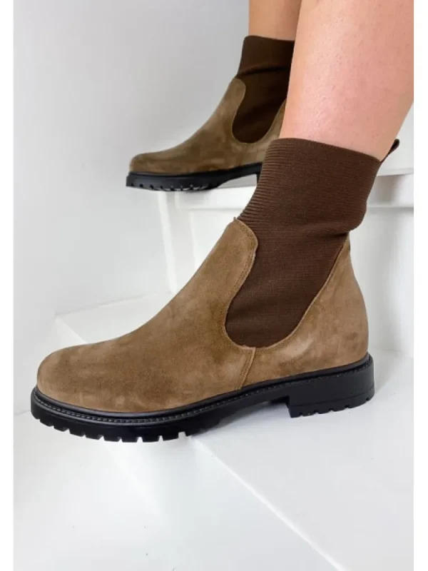 Femme Reqins Bottines^Bottines Evelyn Peau Beige-