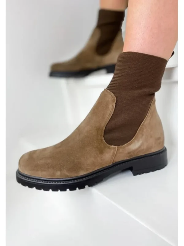 Femme Reqins Bottines^Bottines Evelyn Peau Beige-