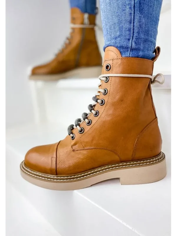Femme Semerdjian Bottines^Bottines F112E5 Tronchetto Africa Cuoio-