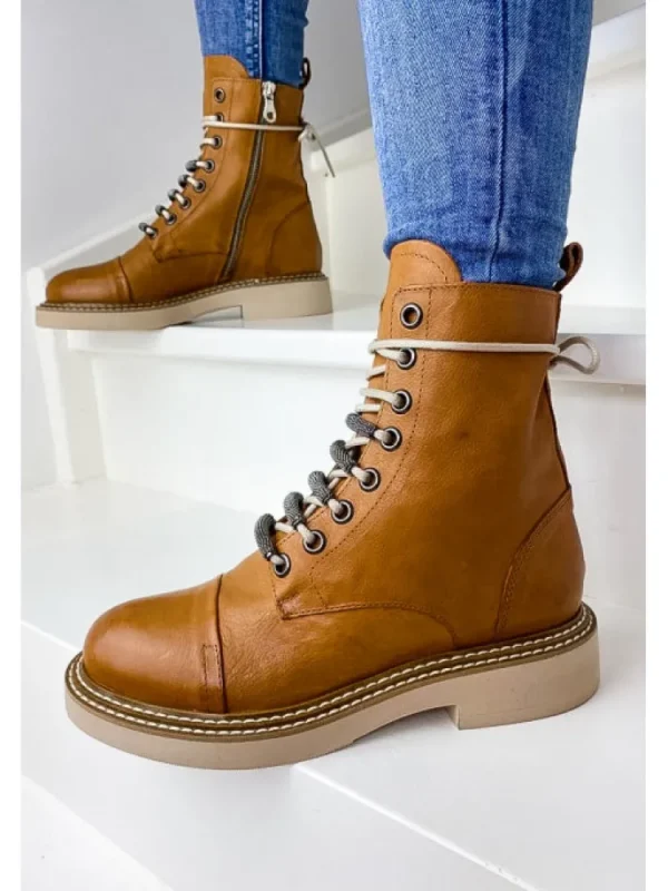 Femme Semerdjian Bottines^Bottines F112E5 Tronchetto Africa Cuoio-
