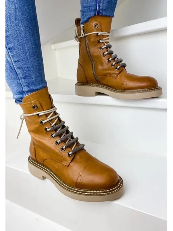 Femme Semerdjian Bottines^Bottines F112E5 Tronchetto Africa Cuoio-
