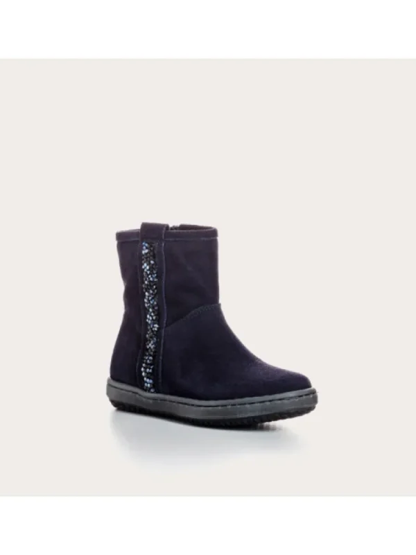 Enfants Reqins Bottes & Bottines^Bottines Fille Franny Peau Nuit-