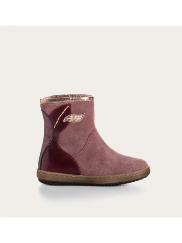 Enfants Reqins Bottes & Bottines^Bottines Fille Fripouille Mix Peau-