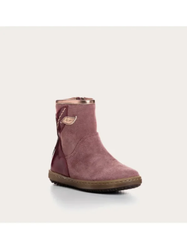 Enfants Reqins Bottes & Bottines^Bottines Fille Fripouille Mix Peau-