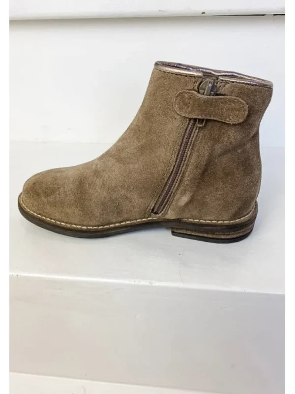 Enfants Reqins Bottes & Bottines^Bottines Fille Marissa Peau Taupe-