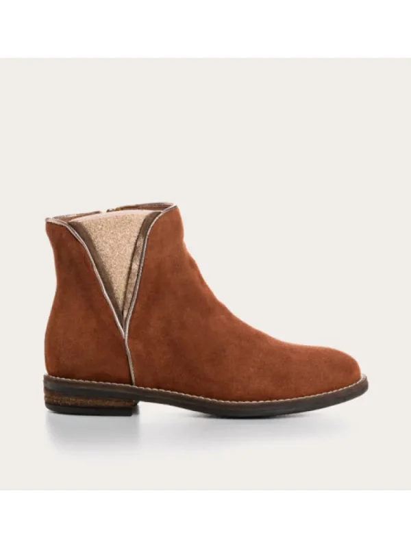 Enfants Reqins Bottes & Bottines^Bottines Fille Meghan Peau-