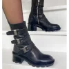 Femme Semerdjian Bottines^Bottines F226K7 Tronchetto Nero-